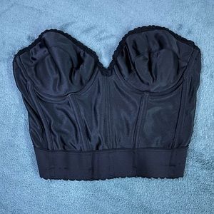 bustier top. fits C-D cup